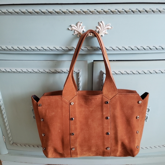 Jimmy Choo Brown Lockett Shopper Tote - Picture 11 of 16